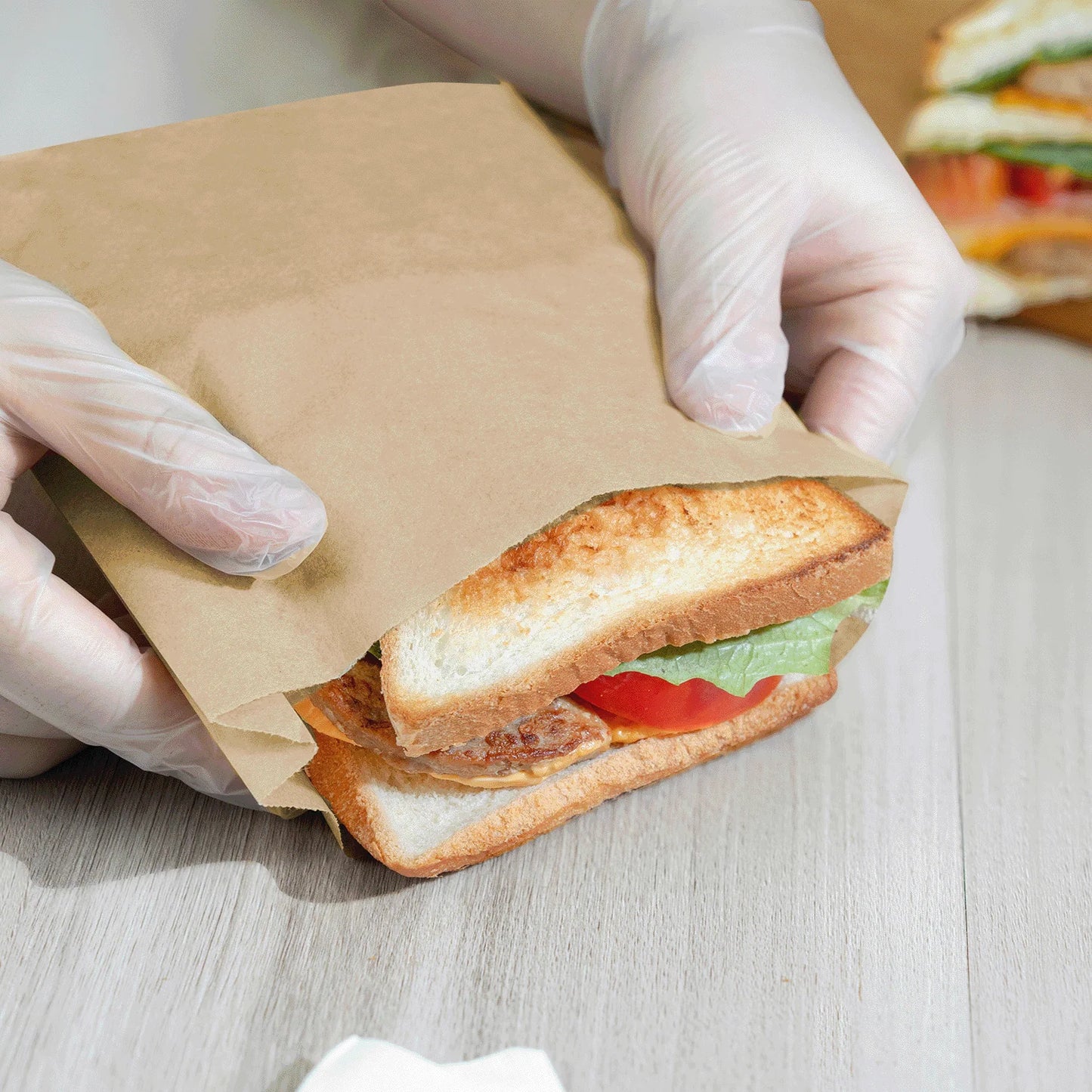 Grease-Resistant Sandwich Bag