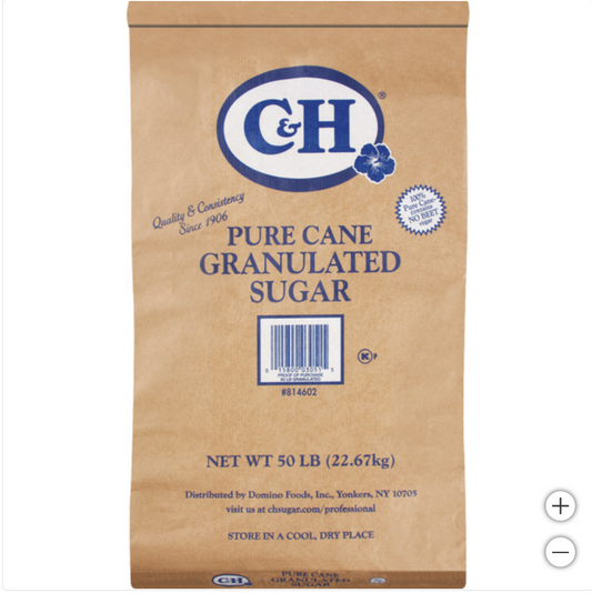 C&H Pure Cane Sugar - Granulated - 50 lbs